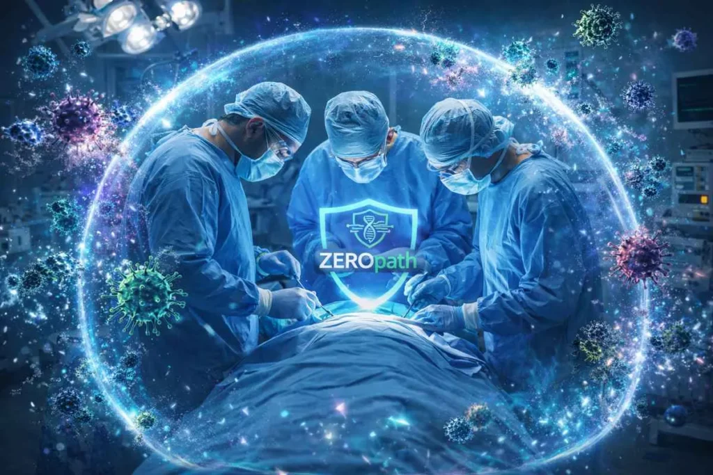 ZEROpath new intelligent hospital disinfection system using hybrid UVC and ozone technology